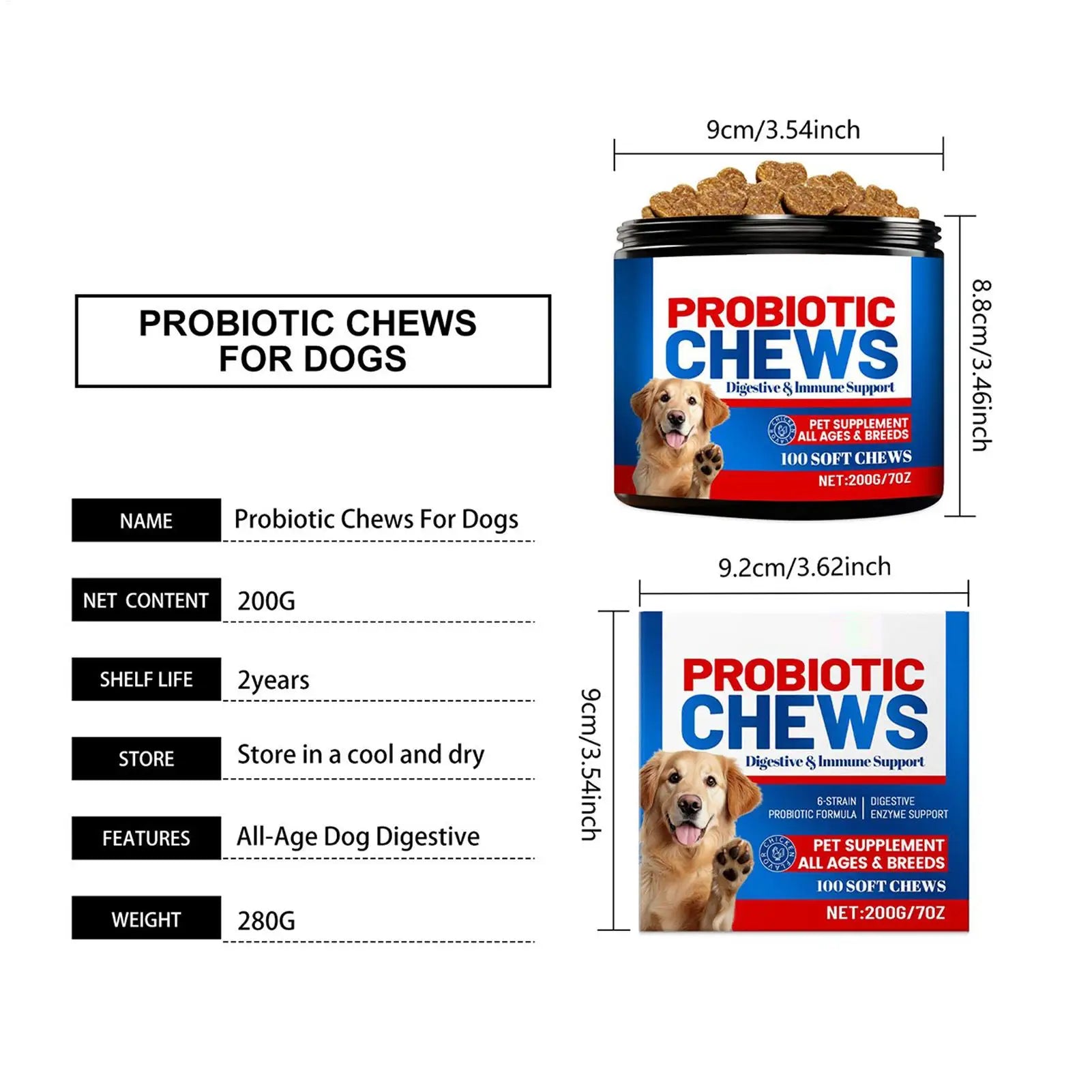 Petino Probiotic Plus Soft Chews